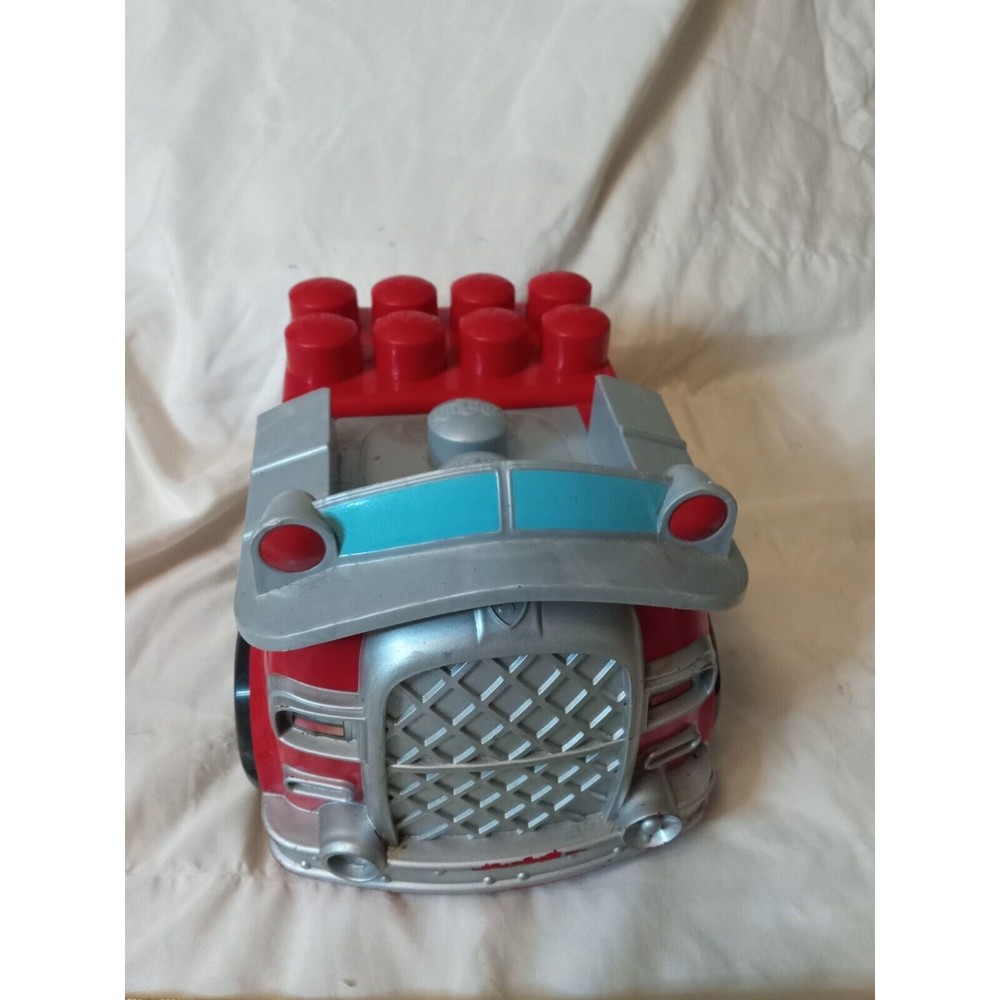 Paw Patrol Mega Bloks Marshall's Firetruck Brick Building Vehicle 10 FREE BRICKS